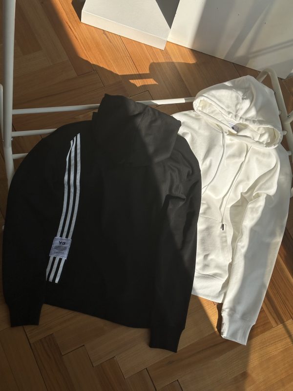 Best Selling Y-3 Sweatshirts Black Striped Collection