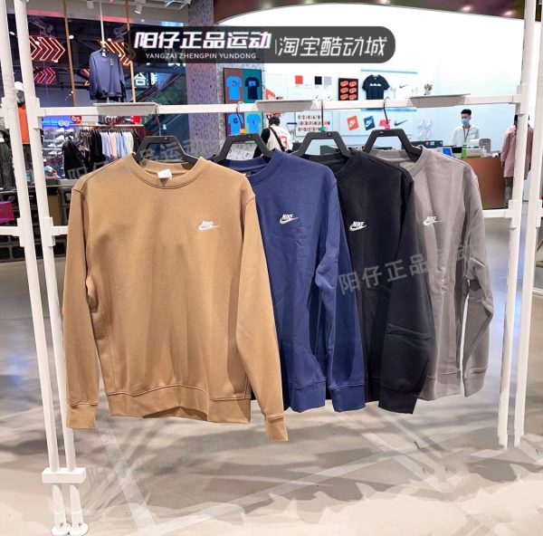 Best Selling Nike Sweatshirts Black Fleece Logo Luxury