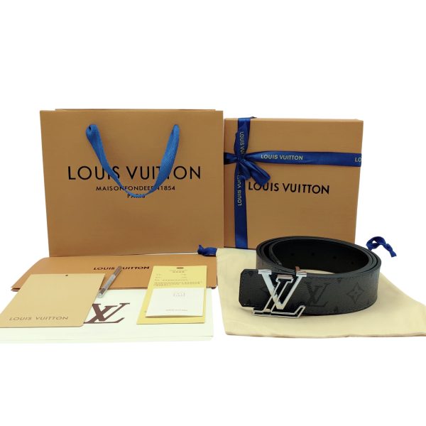 High Quality Louis Vuitton Belt Gray Canvas Monogram Luxury