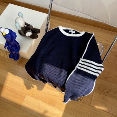 Luxury Thom Browne Long Sleeves Red Wool Classic Collection