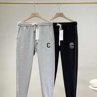 Best Selling Calvin Klein Trousers Black Fleece Casual Collection