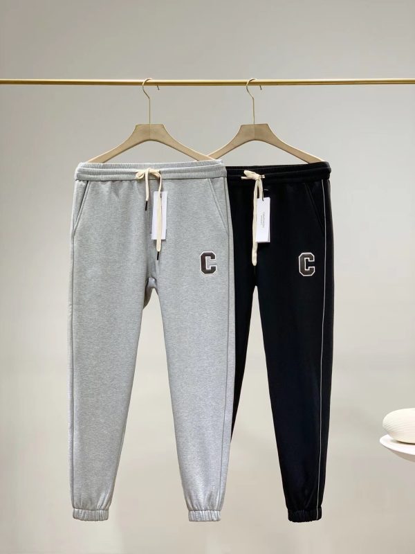Best Selling Calvin Klein Trousers Black Fleece Casual Collection