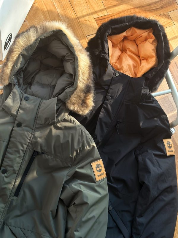 Premium Timberland Down Jackets Black Casual Collection