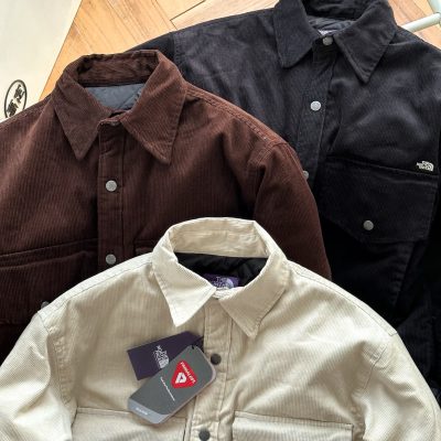 Premium Quality The North Face Jackets Purple Polyester Logo Style