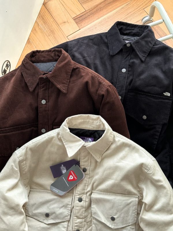 Premium Quality The North Face Jackets Purple Polyester Logo Style