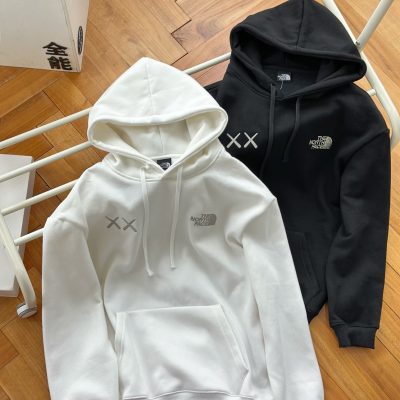 Premium The North Face Sweatshirts Black Cotton Embroidered Collection