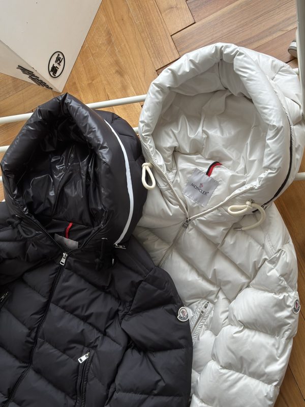 High Quality Moncler Down Jackets Black Logo Collection