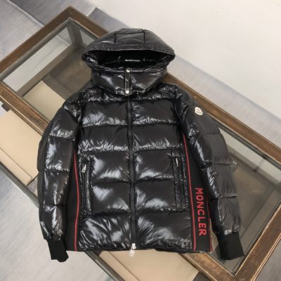 Premium Quality Moncler Down Jacket Black Classic Collection