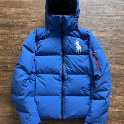 Premium Ralph Lauren Down Jackets White Logo Style