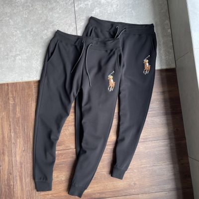 Luxury Ralph Lauren Pants Black Fleece Classic Luxury