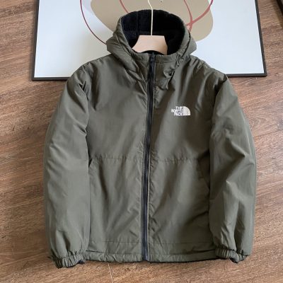 Premium The North Face Coat Black Embroidered Luxury