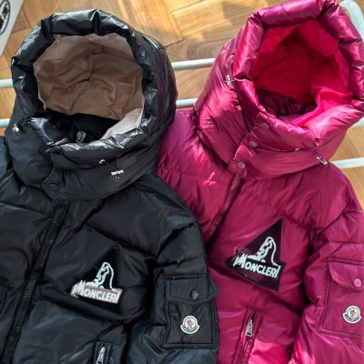 High Quality Moncler Down Jackets Black Polyester Luxury