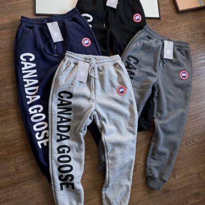 Best Selling Canada Goose Casual Pants Black Cotton Casual Luxury