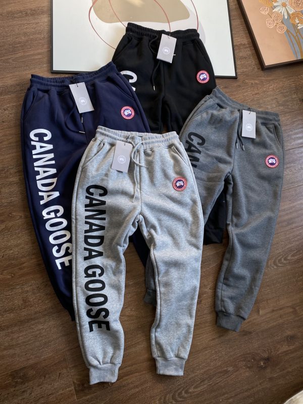 Best Selling Canada Goose Casual Pants Black Cotton Casual Luxury
