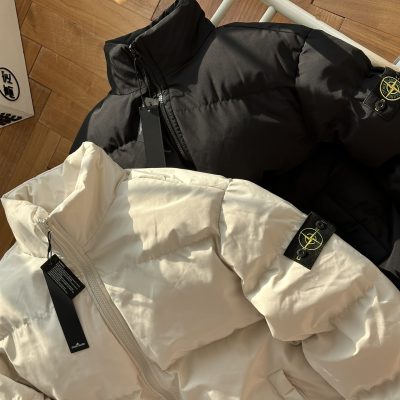 Luxury Stone Island Cotton Clothes White Classic Collection