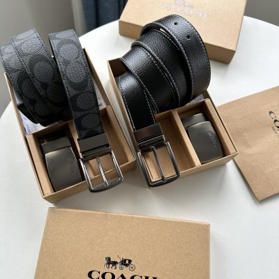 Premium Coach Belts Leather Style