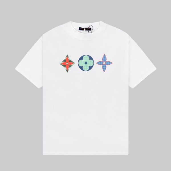Luxury Louis Vuitton Short Sleeves Cotton Classic Luxury