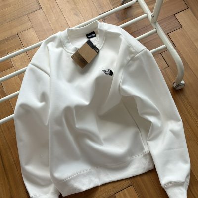 Best Selling The North Face Sweatshirts White Cotton Gradient Style