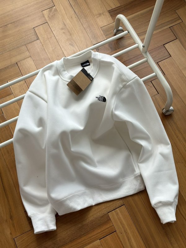 Best Selling The North Face Sweatshirts White Cotton Gradient Style
