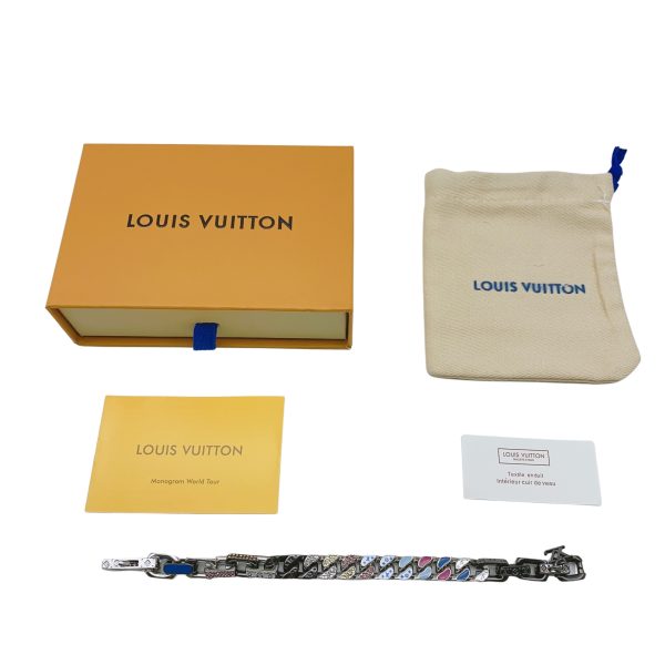 Premium Quality Louis Vuitton Bracelet Silver Logo Luxury
