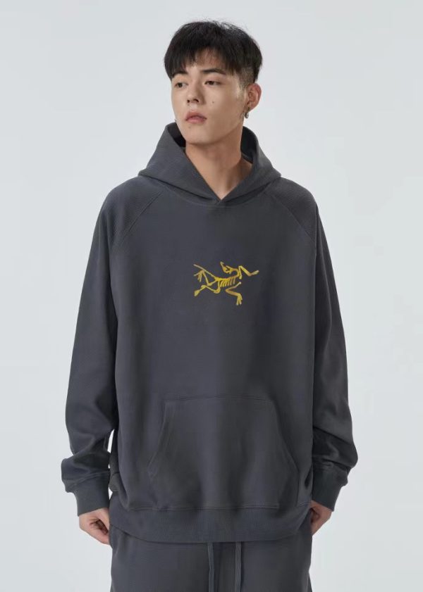 High Quality Boss Sweatshirts Gray Cotton Casual Collection