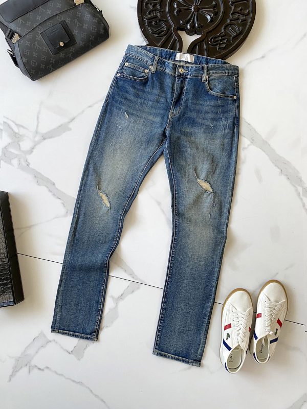 High Quality Dior Jeans Brown Denim Washed Collection