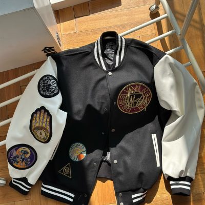 Best Selling Dries Van Noten Coats Leather Embroidery Style