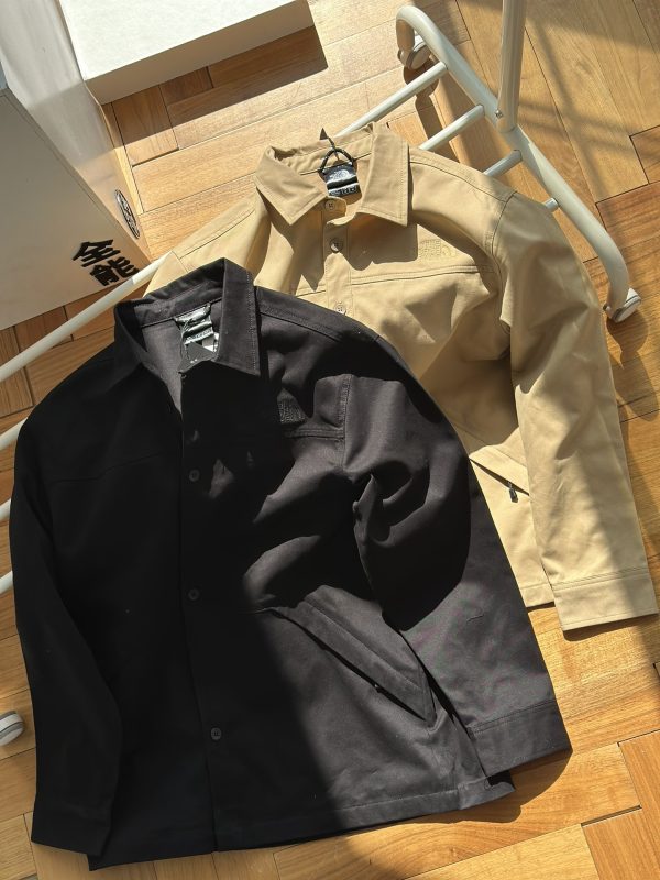 Best Selling The North Face Shirts Black Cotton Washed Style