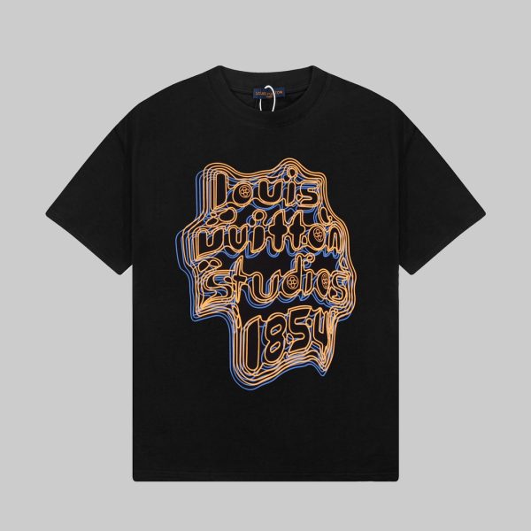 Premium Quality Louis Vuitton Short Sleeves Cotton Print Collection