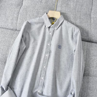 Premium Herm???S Long Sleeves White Logo Luxury