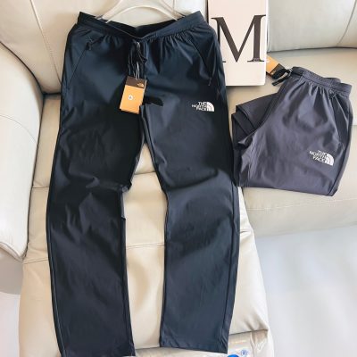 High Quality The North Face Pants Black Logo Style