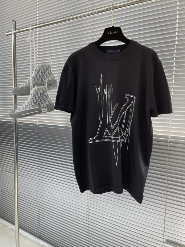 Luxury Louis Vuitton Short Sleeves Cotton Classic Style