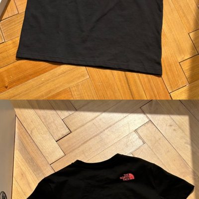 Premium Quality The North Face Short Sleeves Black Cotton Camouflage Collection