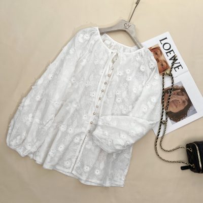 Premium Sandro Shirt Cotton Embroidered Collection