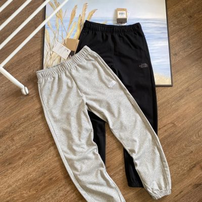 Luxury The North Face Face Sweatpants Black Cotton Casual Style
