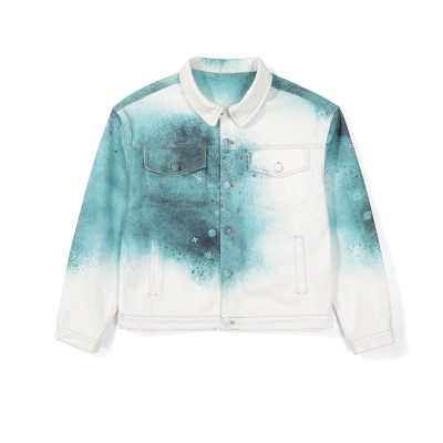 Premium Quality Louis Vuitton Jackets Blue Denim Washed Luxury