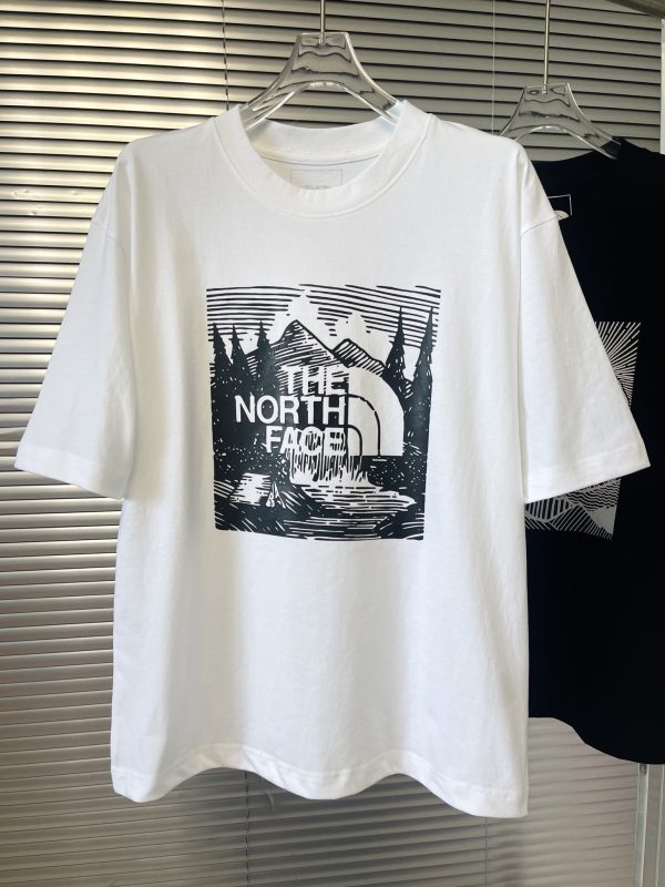 Luxury The North Face Short Sleeves White Casual Collection