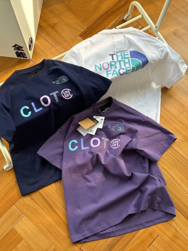 Luxury The North Face Short Sleeves Navy Monogram Collection