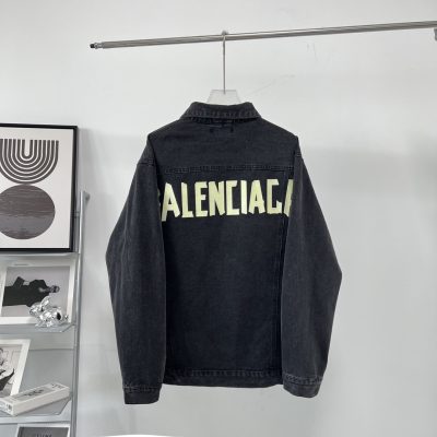 Luxury Balenciaga Jeans Yellow Denim Washed Luxury