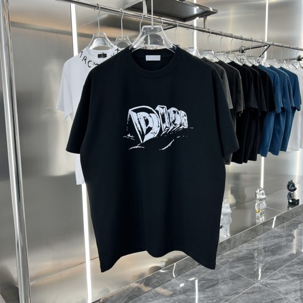 Best Selling Dior Short Sleeves Cotton Logo Luxury