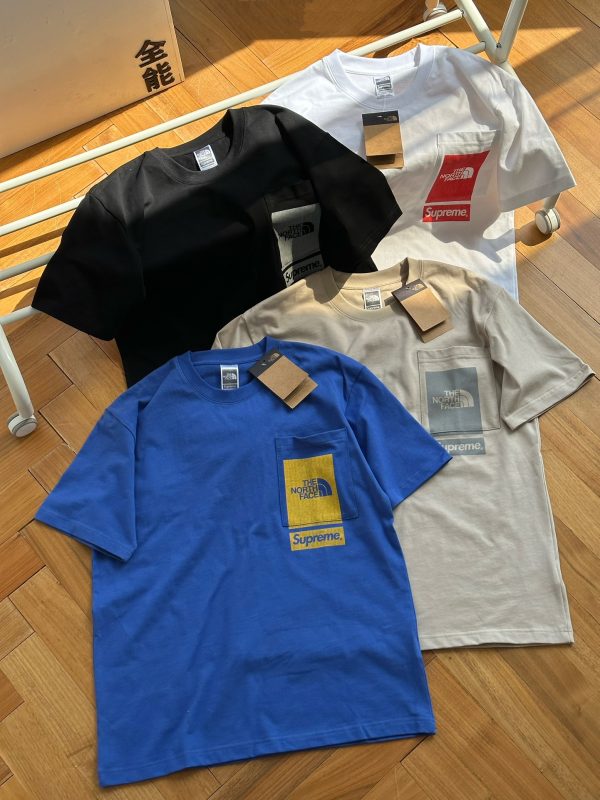 High Quality The North Face Short Sleeves Black Distressed Luxury