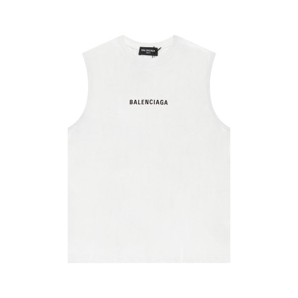 Premium Quality Balenciaga Sleeveless Black Casual Style