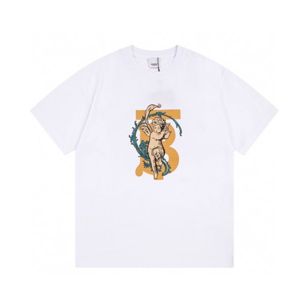 High Quality Burberry Short Sleeves Black Print Collection