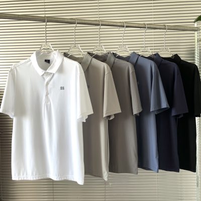 Luxury Boss Short-Sleeved White Silk Breathable Collection