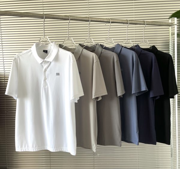 Luxury Boss Short-Sleeved White Silk Breathable Collection