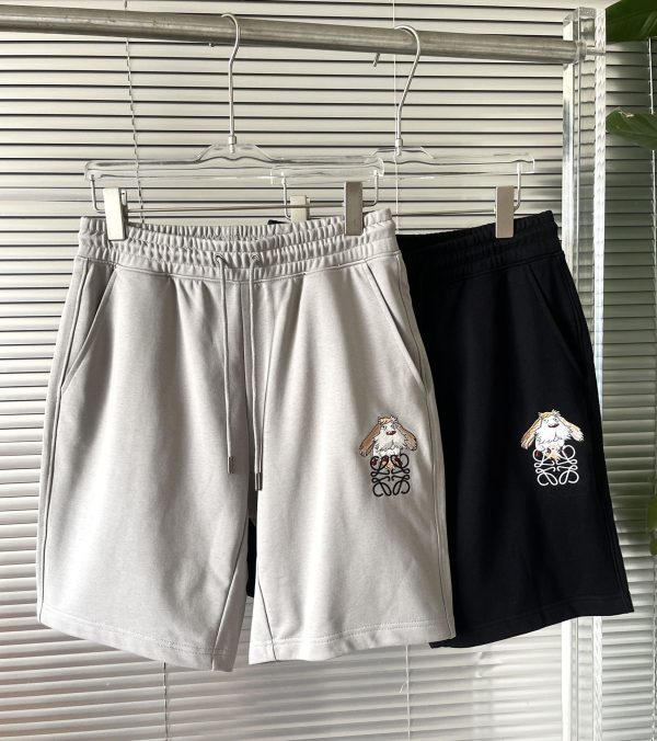 High Quality Loewe Shorts Black Classic Style