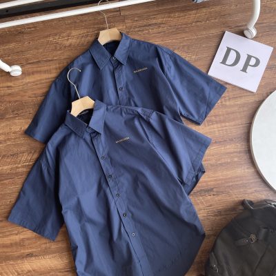 Premium Quality Balenciaga Short Sleeves Gold Cotton Oversized Collection