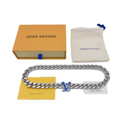 Premium Louis Vuitton Necklace Blue Classic Luxury