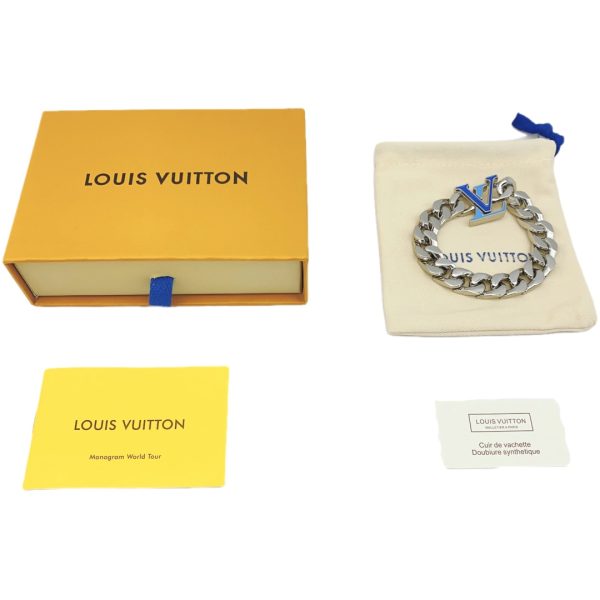 High Quality Louis Vuitton Bracelet Silver Logo Style