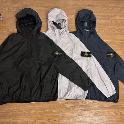 Luxury Stone Island Jackets Pink Wool Classic Collection